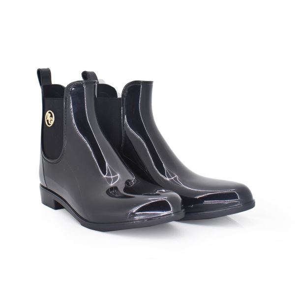 BLACK ANKLE BOOTS WITH SIDE DETAIL 209-485
