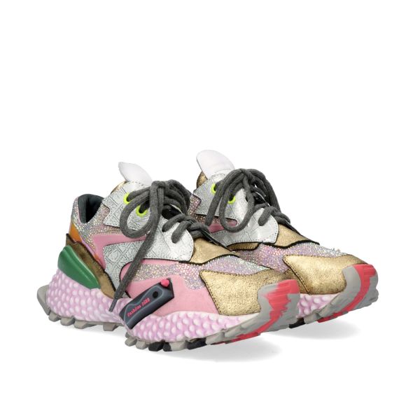 SNEAKERS 929-1 LEATHER PINK