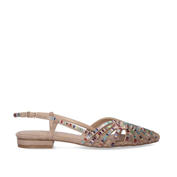 SANDAL KENDAL-244 STRASS TAUPE