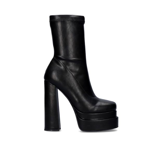 BOOTY HEEL AND DOUBLE PLATFORM T3826-M3170 IN BLACK
