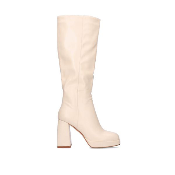 BOOT OF HIGH RIGID CANE W1966D-25 IN BEIGE COLOUR