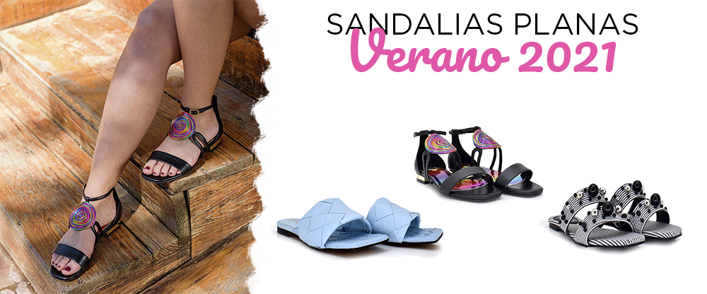 Sandalias planas de verano by Exé Shoes